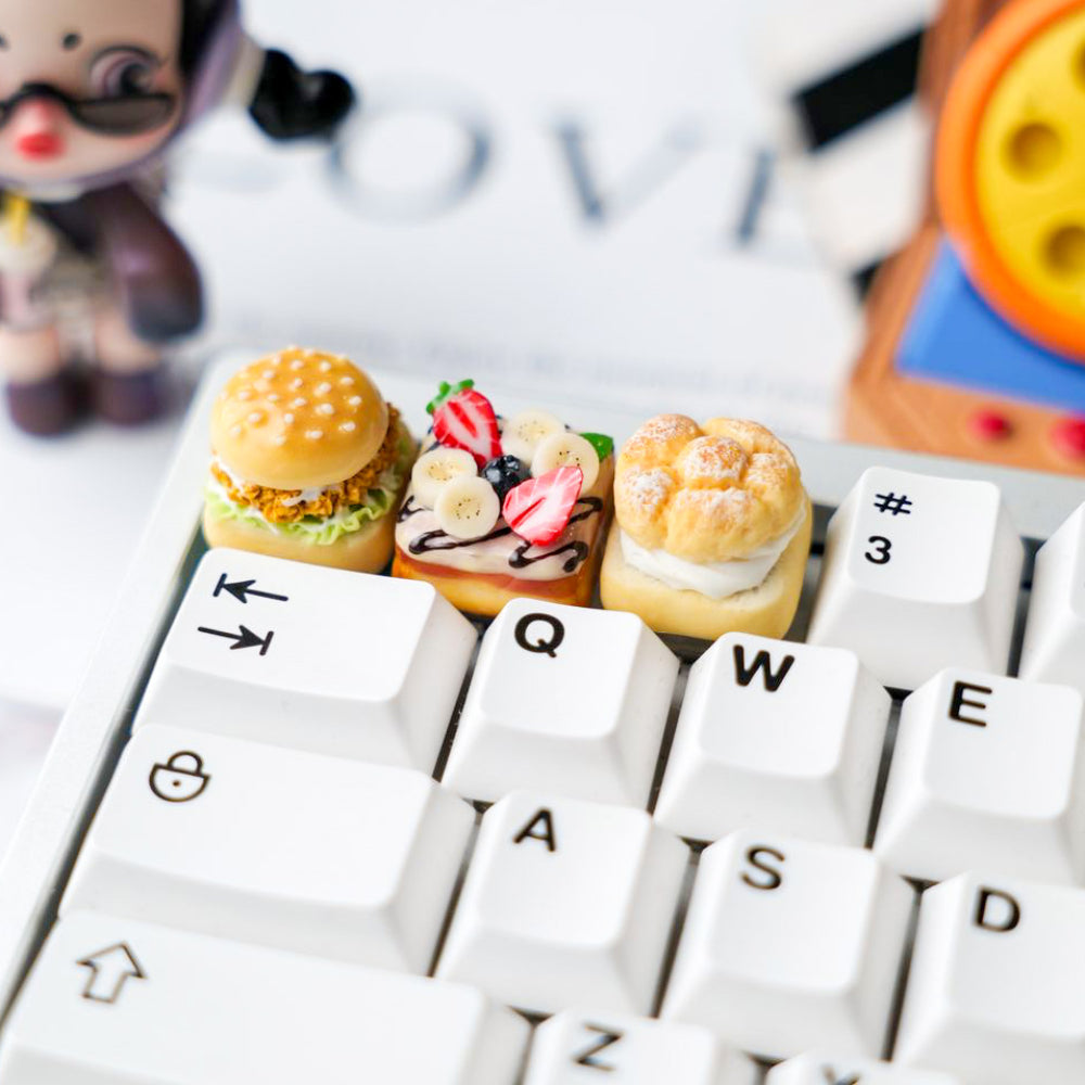 Handmade Cute Food Keycaps: A Delicious Addition to Your Keyboard Collection