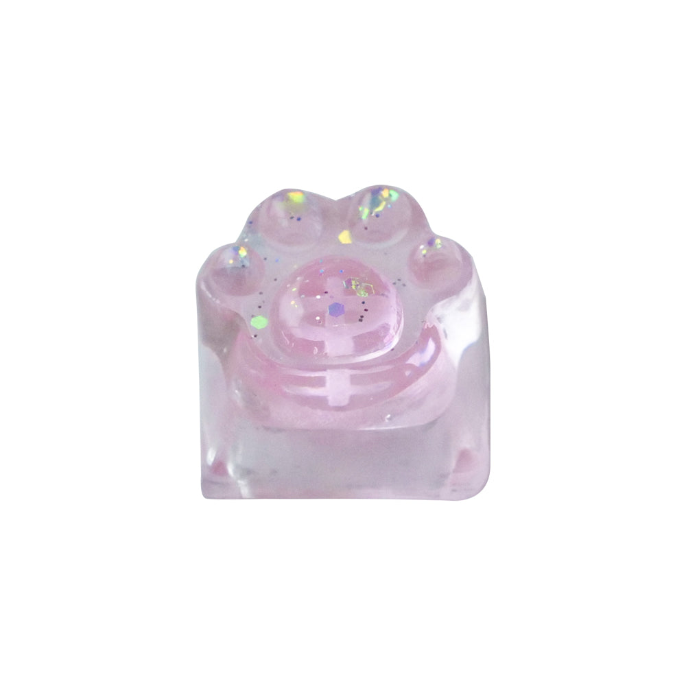 Artisan Keycaps - Handmade Resin Transparent Cat Caw Keycap Single for Mechanical Keyboard-Product 9