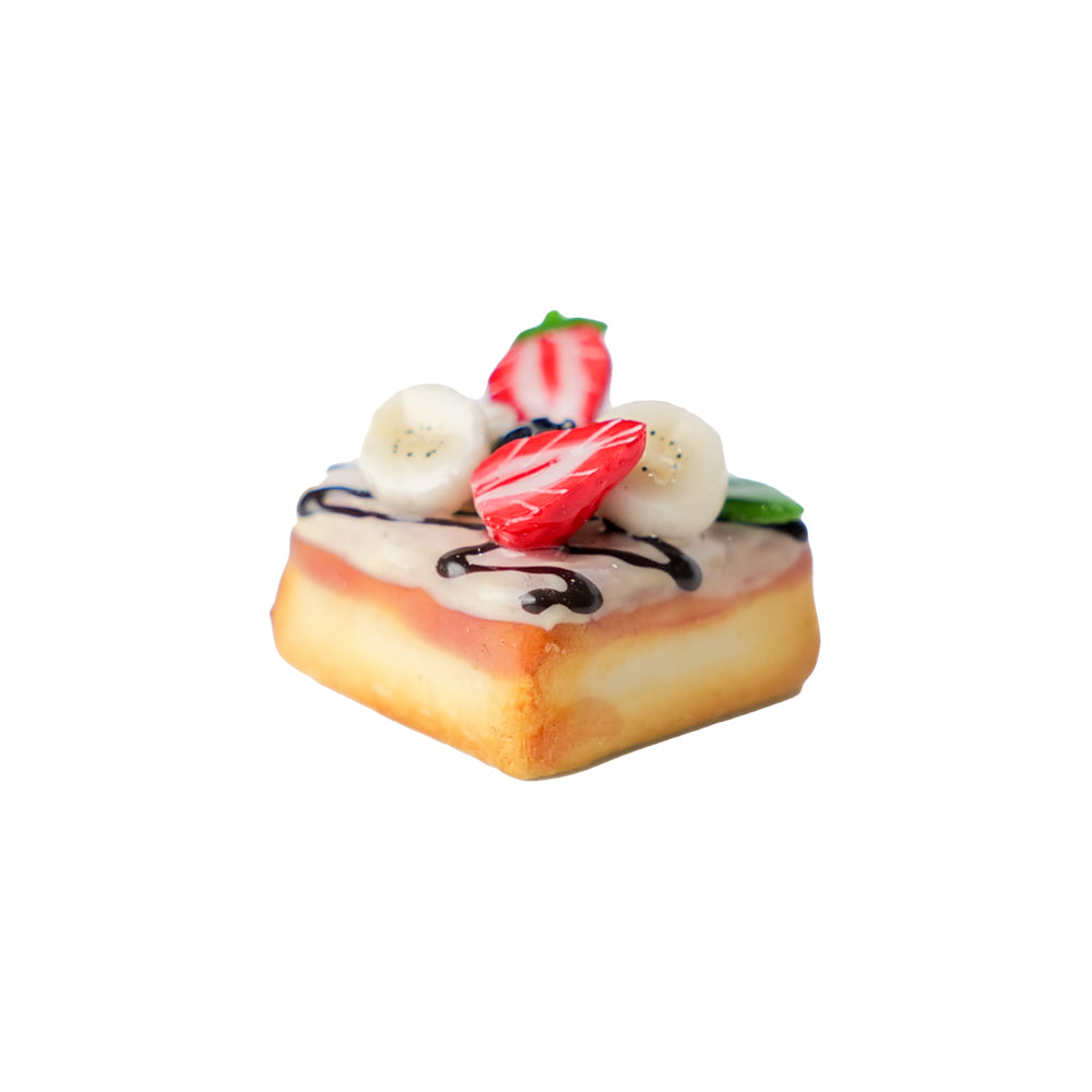 Artisan Keycaps - Handmade Resin Fruit Toast Keycap Single for Mechanical Keyboard