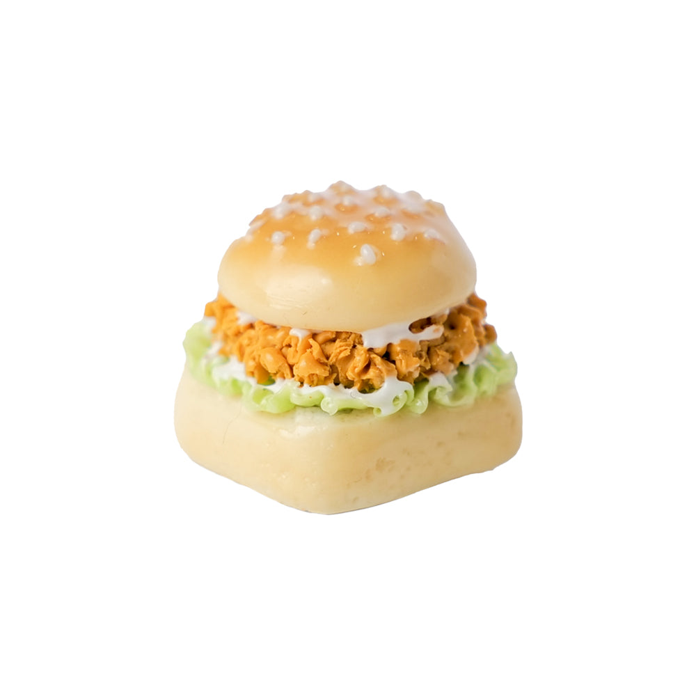 Artisan Keycaps - Handmade Resin Hamburger Keycap Single for Mechanical Keyboard