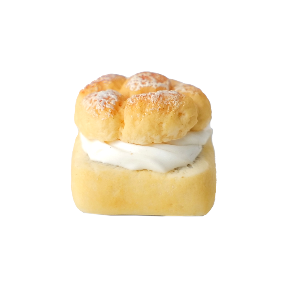 Handmade Resin Cream Puff Keycap-Single-2