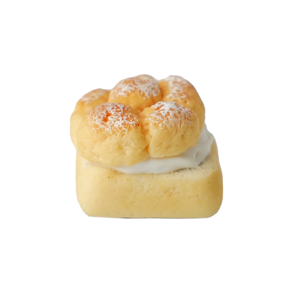 Handmade Resin Cream Puff Keycap-Single-3