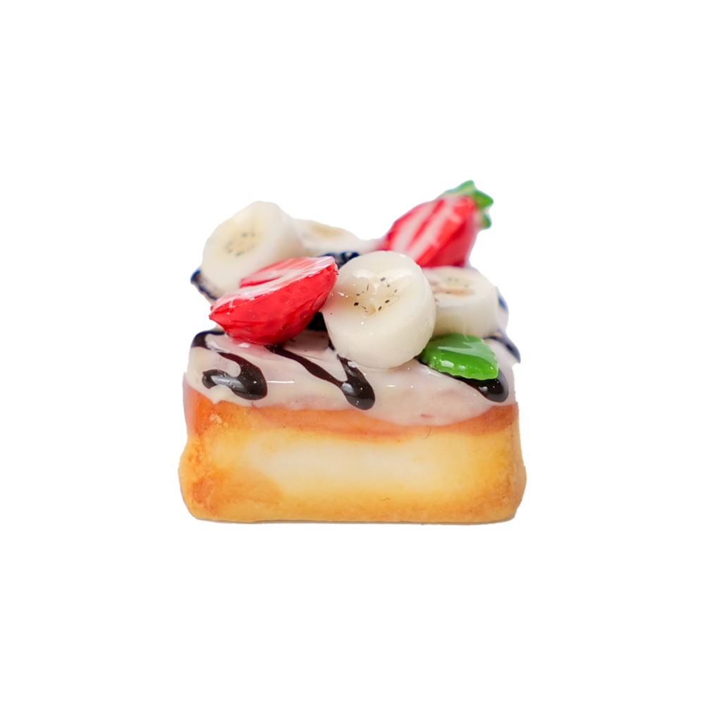 Handmade Resin Fruit Toast Keycap-Single-4