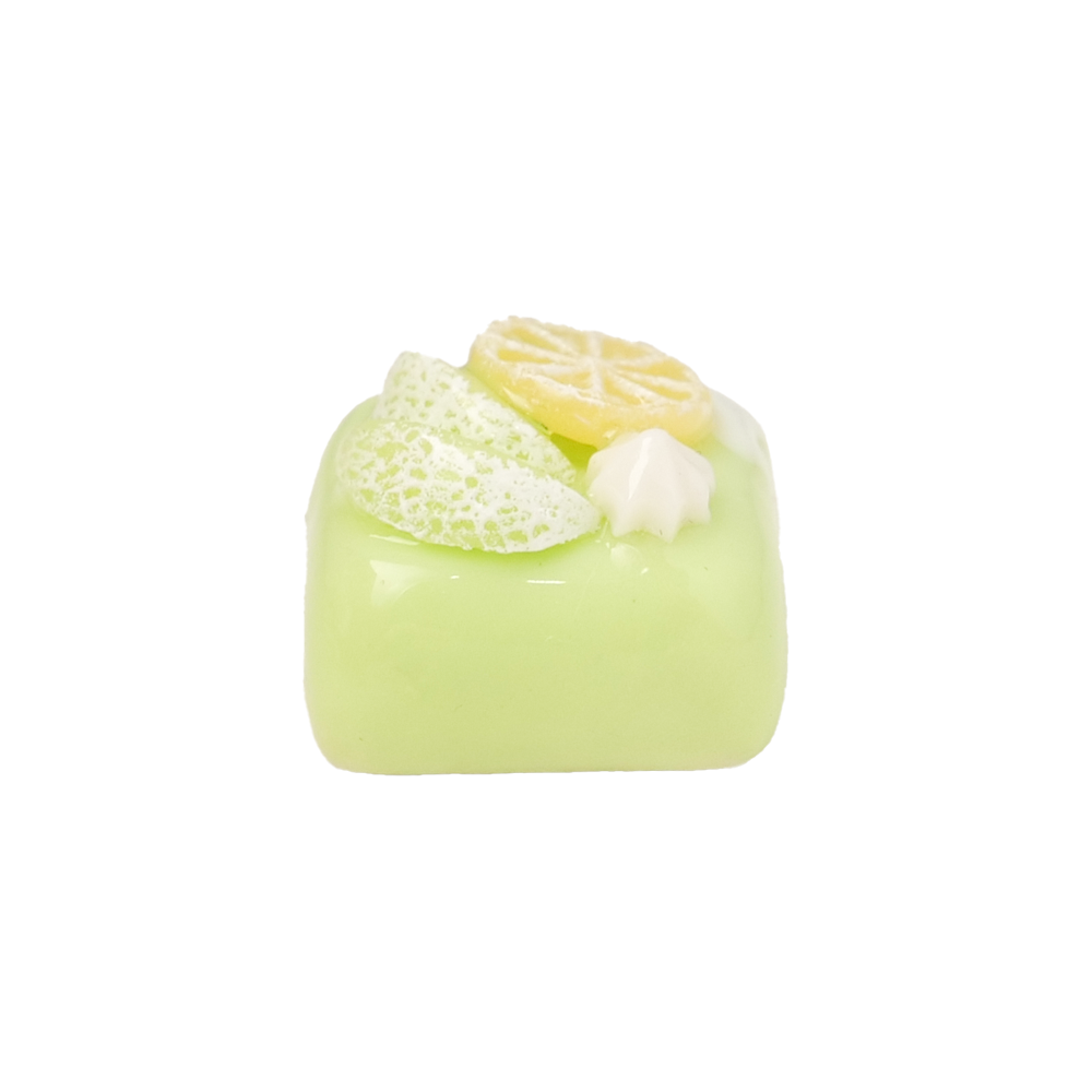 Artisan Keycaps - Handmade Resin Lemon Cake Keycap Single for Mechanical Keyboard