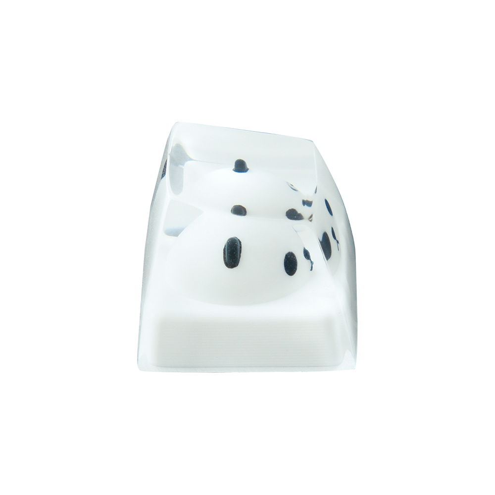 HandmadeWhiteResinCutePandaKeycap-Single-product-2